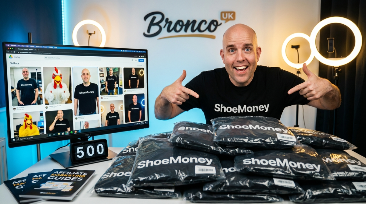 500 ShoeMoney Shirts Sold