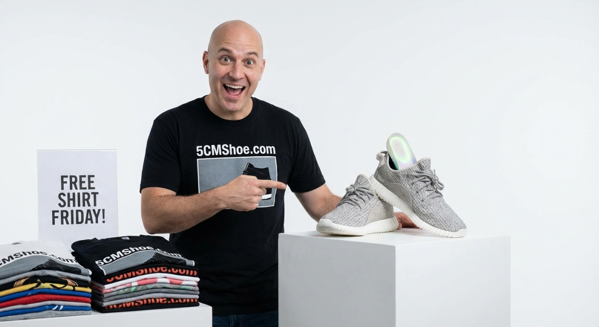 5CMShoe.com - Free Shirt Friday