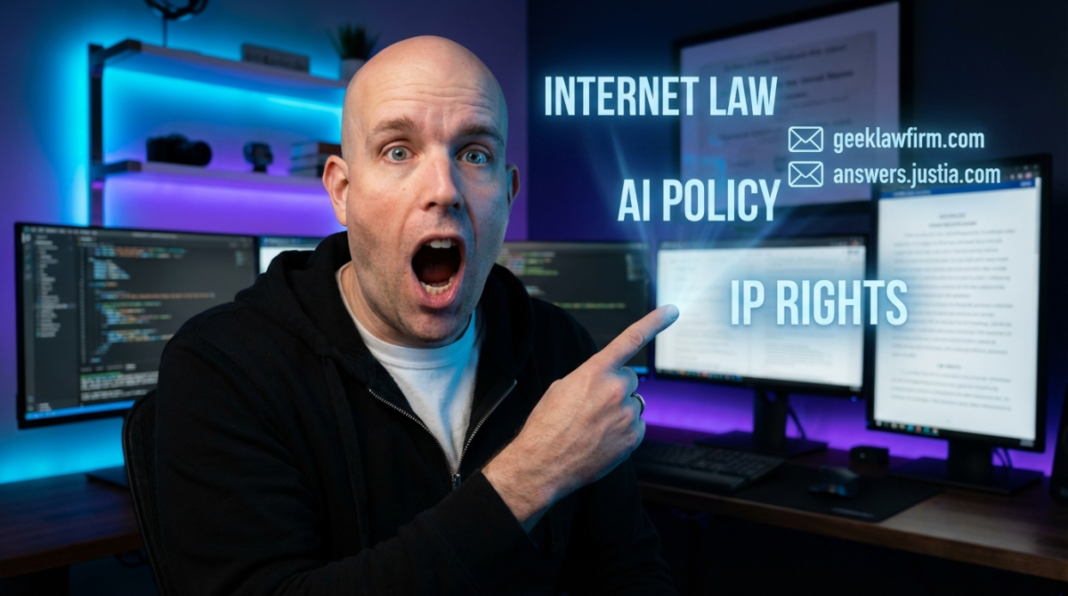 Any Lawyers Or People Who Have Good Knowledge Of Internet Legal Issues?