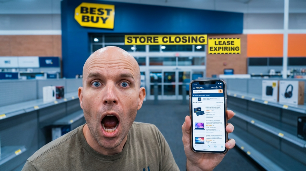 Best Buy closing retail stores.