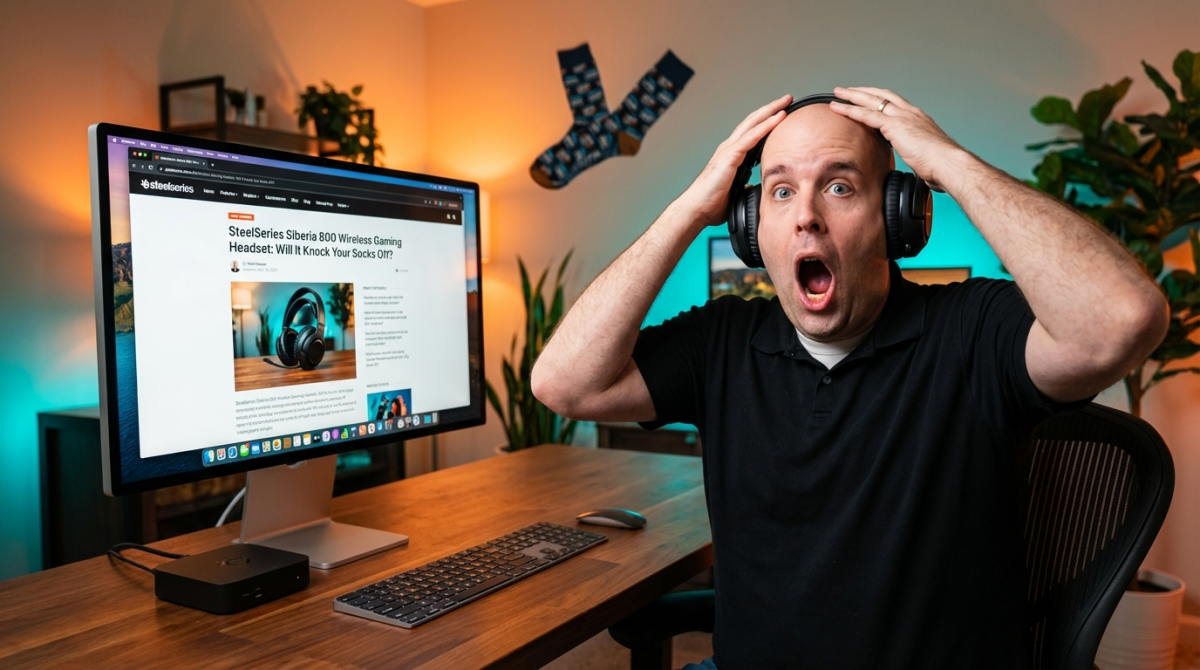 The Best Wireless Headset For Mac OS X BY FAR - SteeleSeries 800