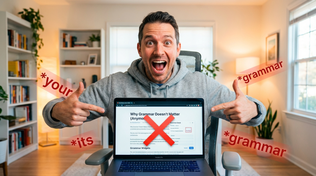 Can you suck at grammer and have a successful blog