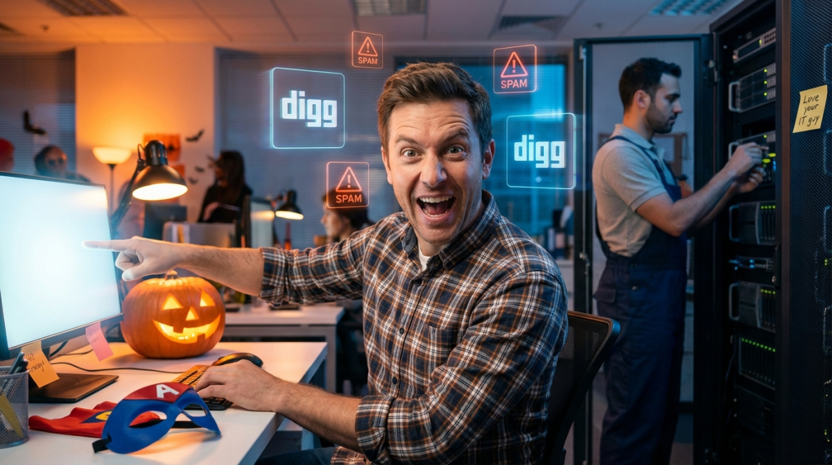 Digg Spamming Friends, Loving IT Guys, Search Halloween Costumes and More!