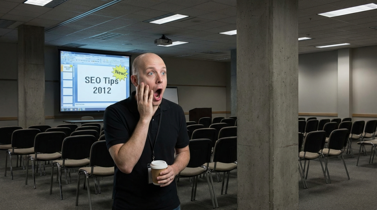 Do search conferences need a wakeup call from paying attendees?