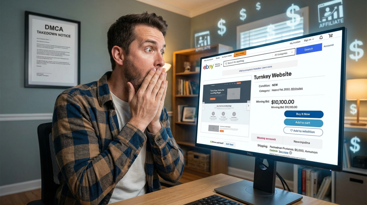 Dude Sells Landing Page On Ebay For 10,000$