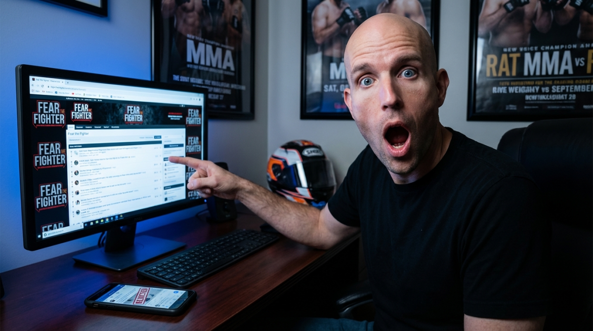 Fear the Fighter clothing screws former MMA fighter @Fearthefighter