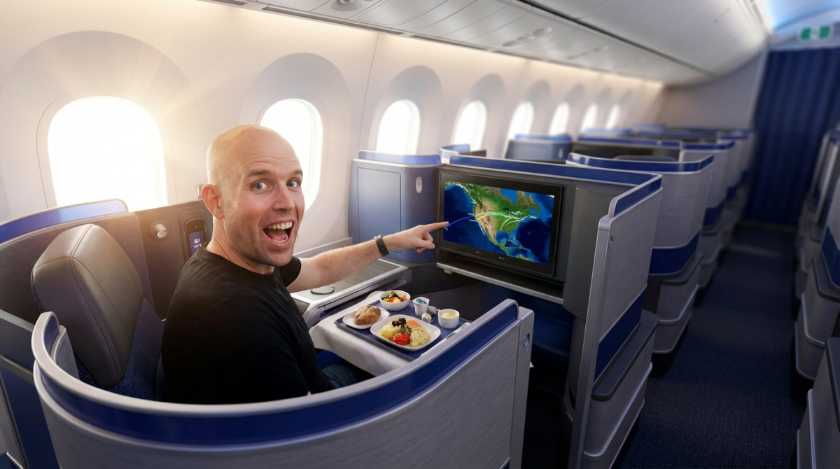 Flying United Airlines Business Class