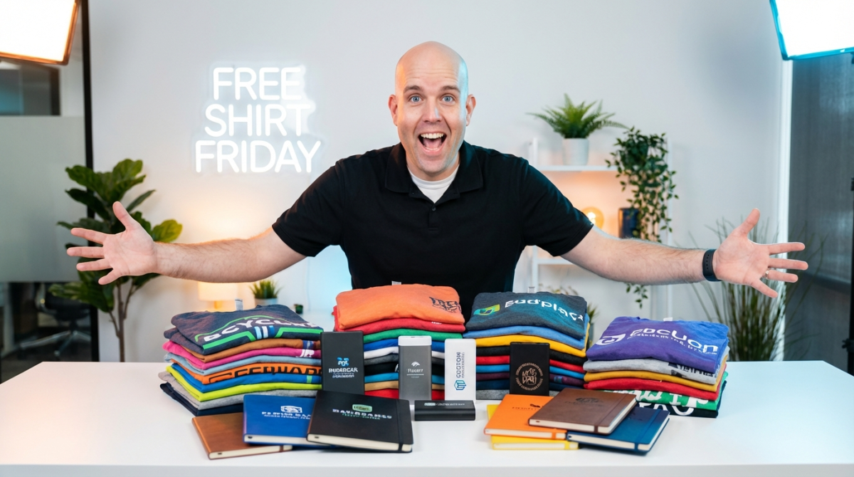 Free Shirt Friday - Blue Soda Promo