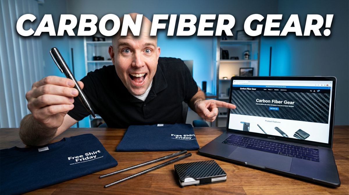 Free Shirt Friday - Carbon Fiber Gear