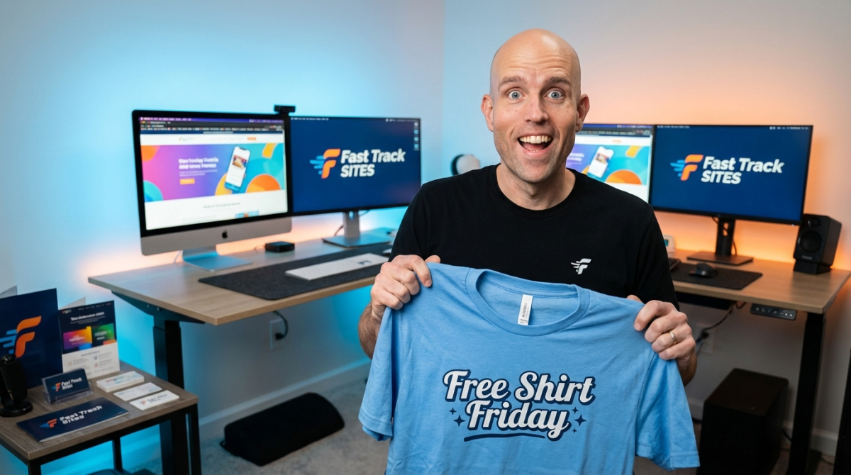 Free Shirt Friday - Fast Track Sites