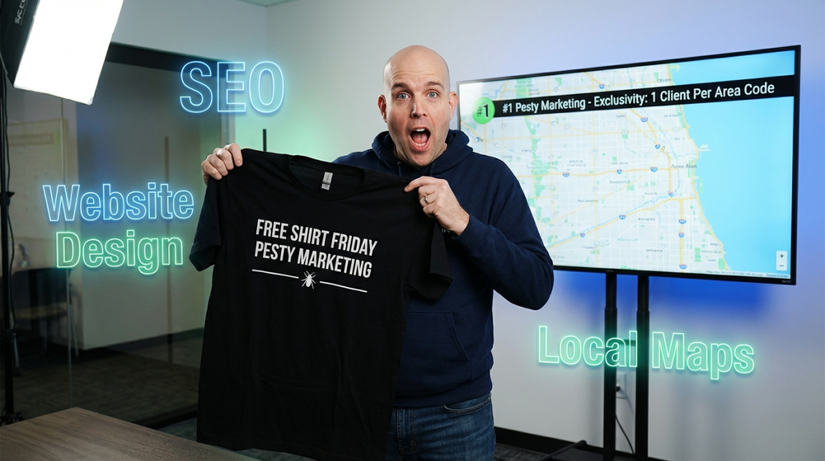Free Shirt Friday - Pest Control Marketing