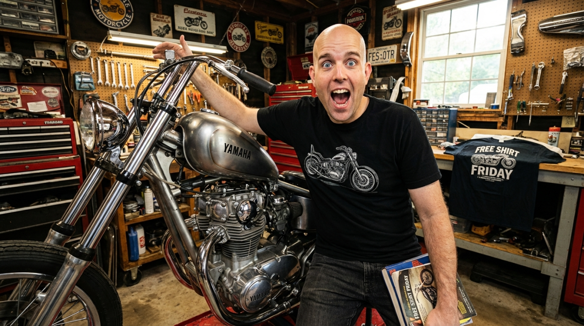 XS 650 Chopper - Free Shirt Friday