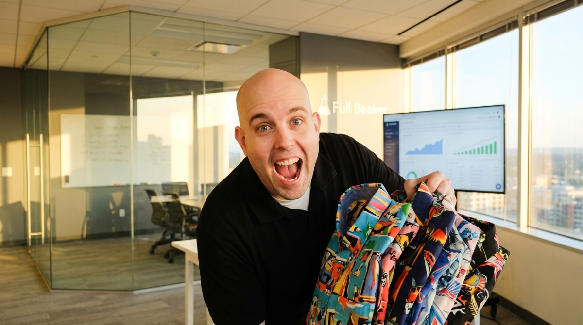 Full Beaker - Free Shirt Friday