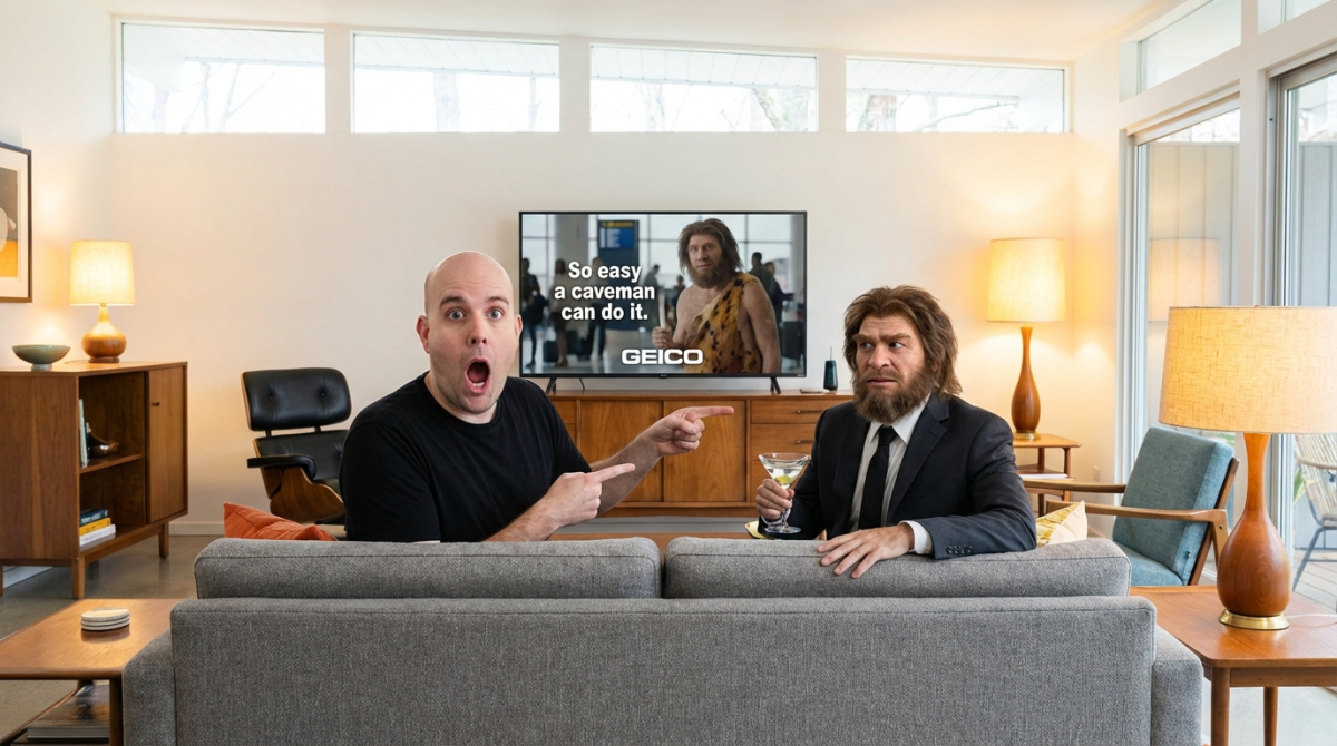 Geico Caveman Commercials - I Cant Get Enough