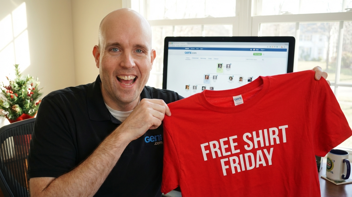 Geni.com - Free Shirt Friday