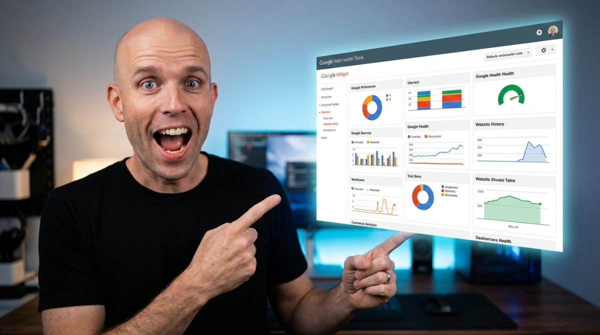 Getting Google Webmaster Tools Gadgets On Your Homepage