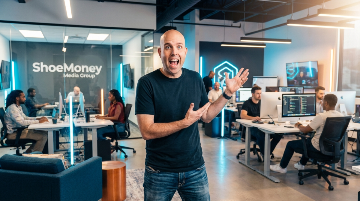 John Chow Invades The ShoeMoney Media Group Offices