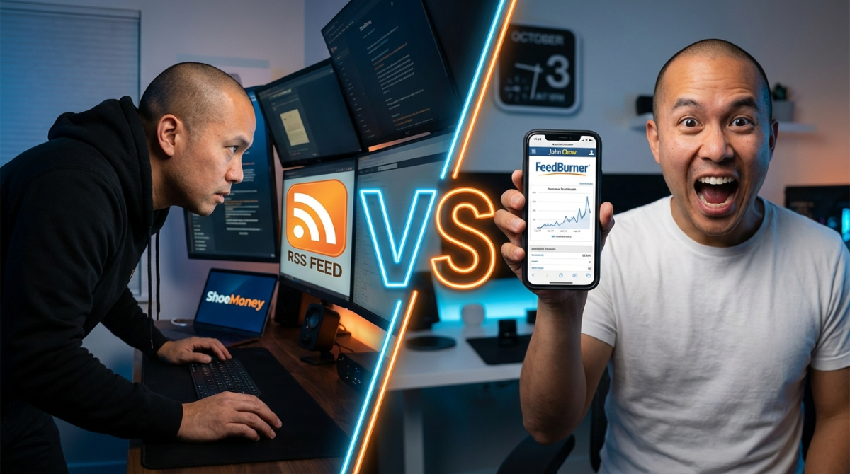John Chow VS ShoeMoney - Rss Subscription Challenge