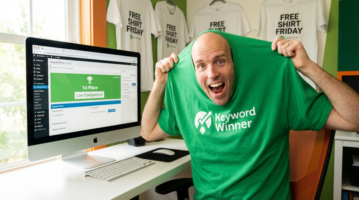 Keyword Winner - Free Shirt Friday