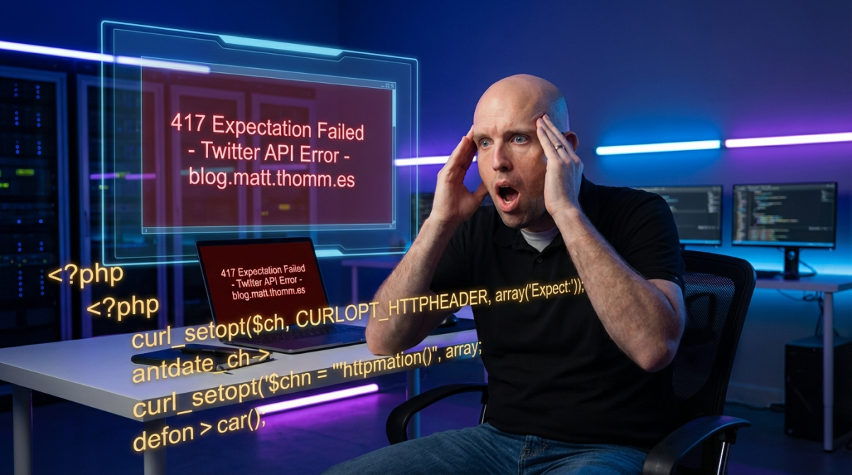 Lib Curl, Twitter API & "Expect: 100-continue" PAIN and How To Fix it