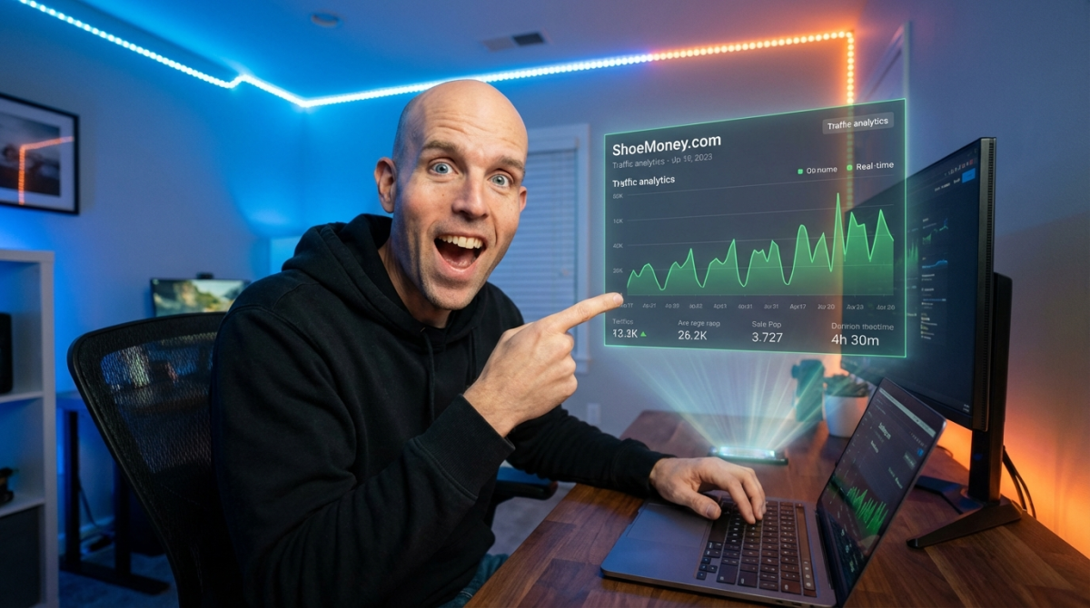 Live ShoeMoney.com Blog Traffic