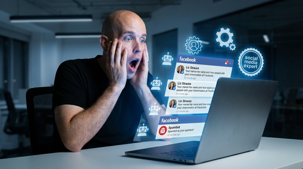 Liz Strauss Facebook Spambot