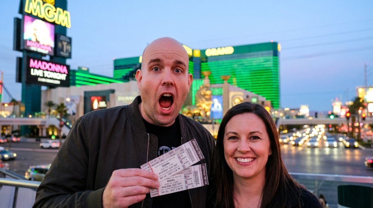 Madonna At The MGM Grand Tonight