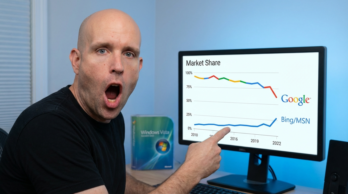 Microsoft Gains Search Engine Market Share - DUH