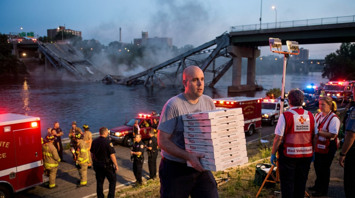 Minneapolis I-35 Bridge Collapses