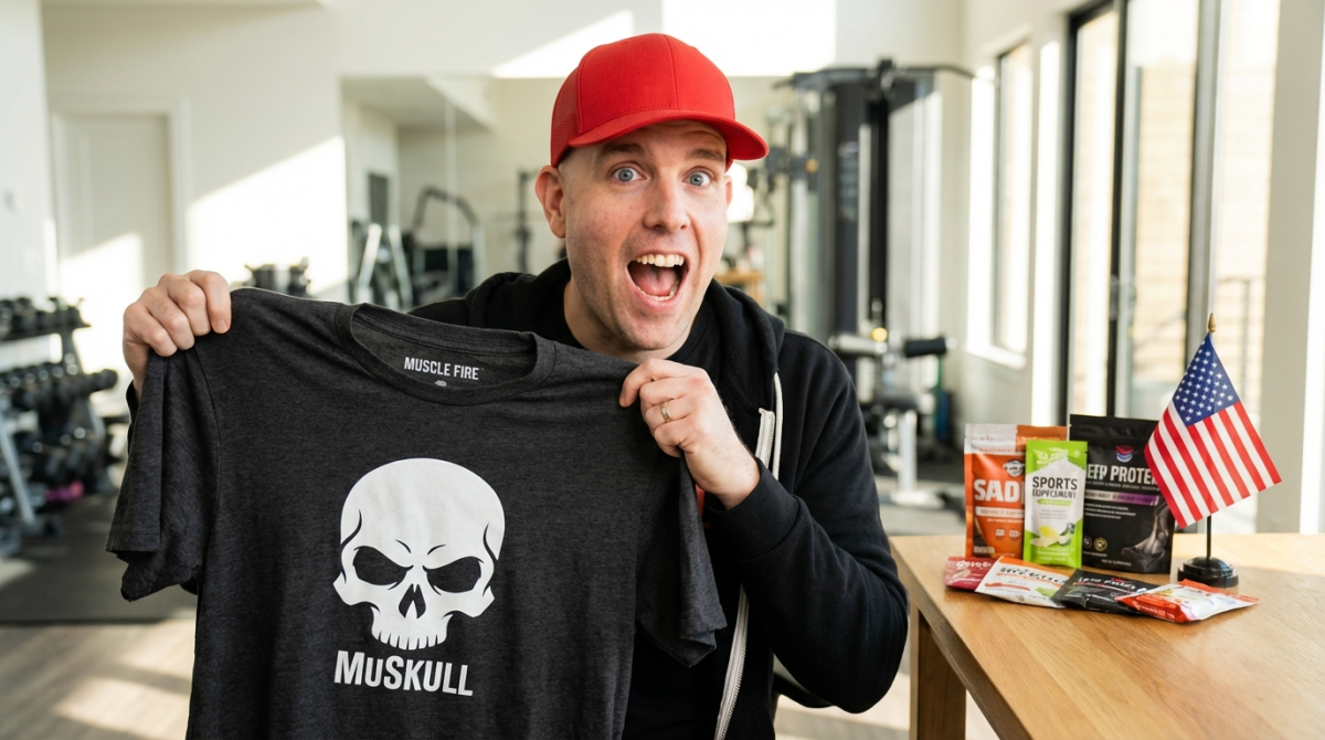 Muscle Fire - Free Shirt Friday