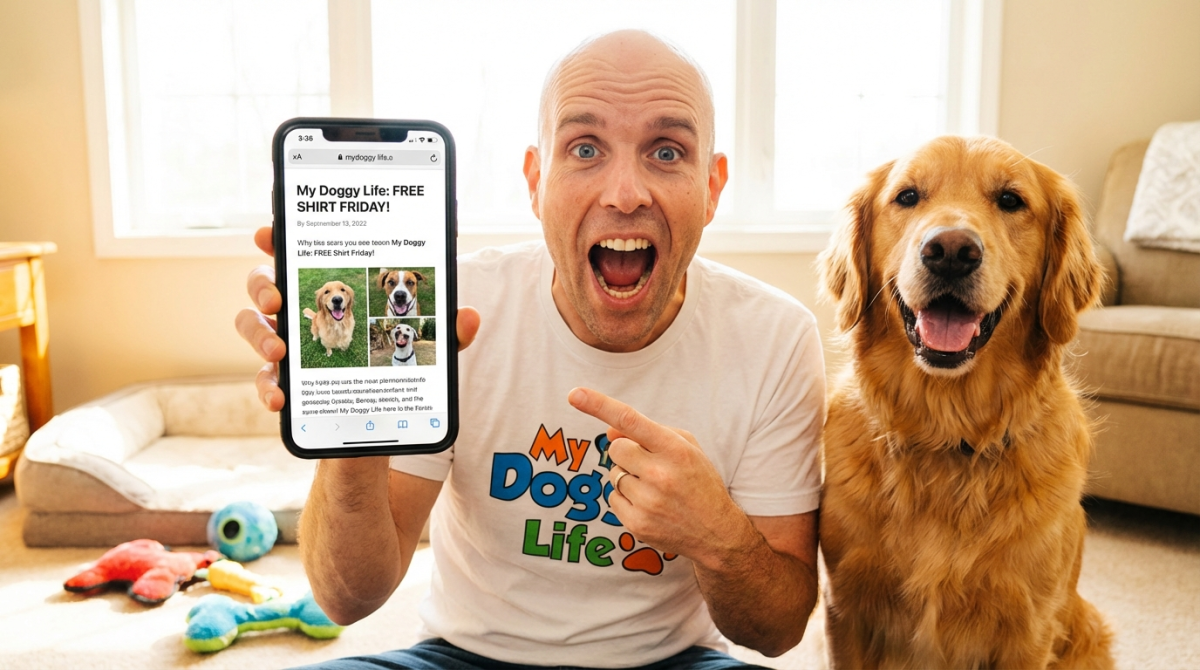 My Doggy Life - Free Shirt Friday