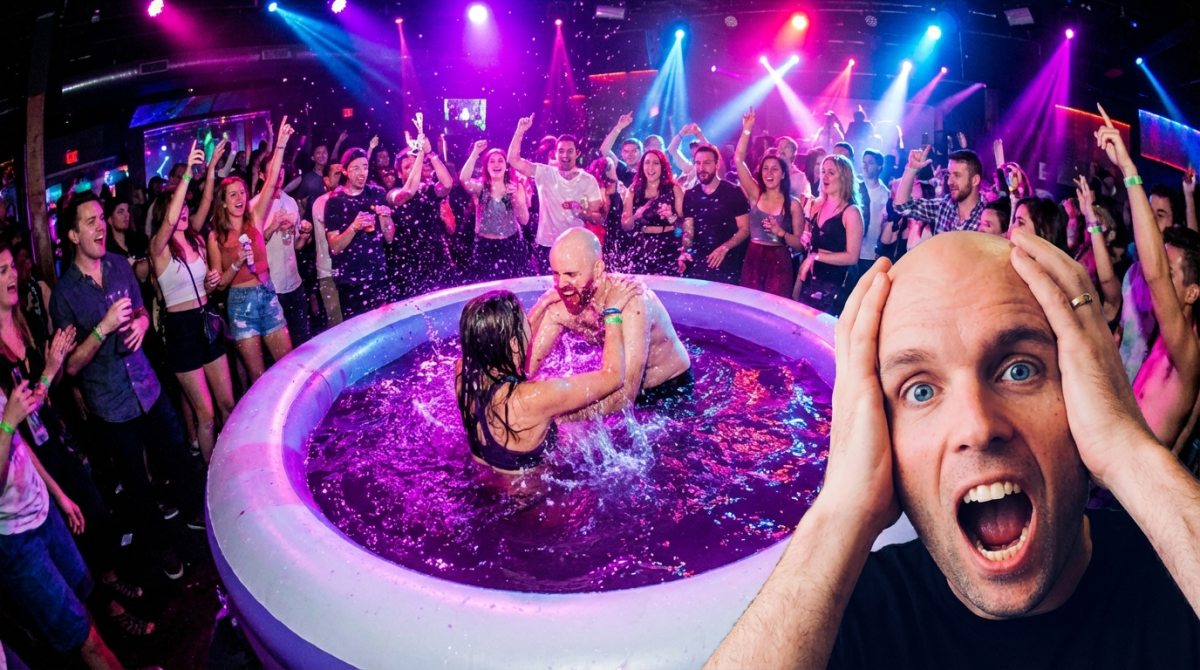 Naked Women Acai Berry Jello Wrestling At Adtech