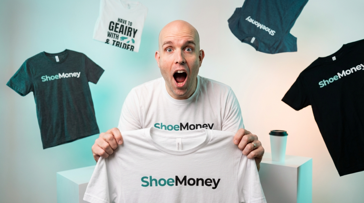 New White ShoeMoney T-Shirts