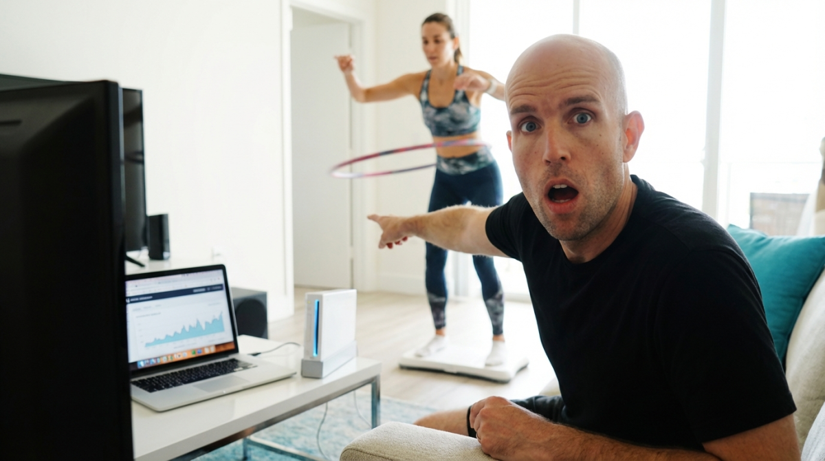 Nintendo Wii Workout "Hot Girlfriend" Viral Video