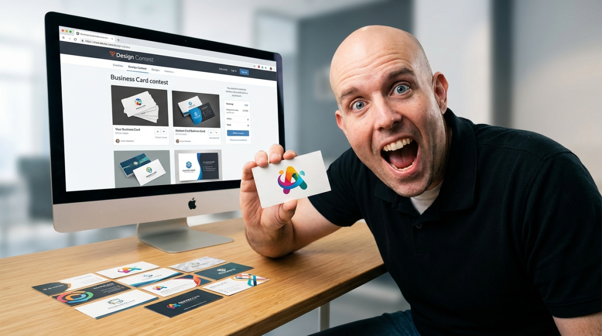 Pick My New Business Card