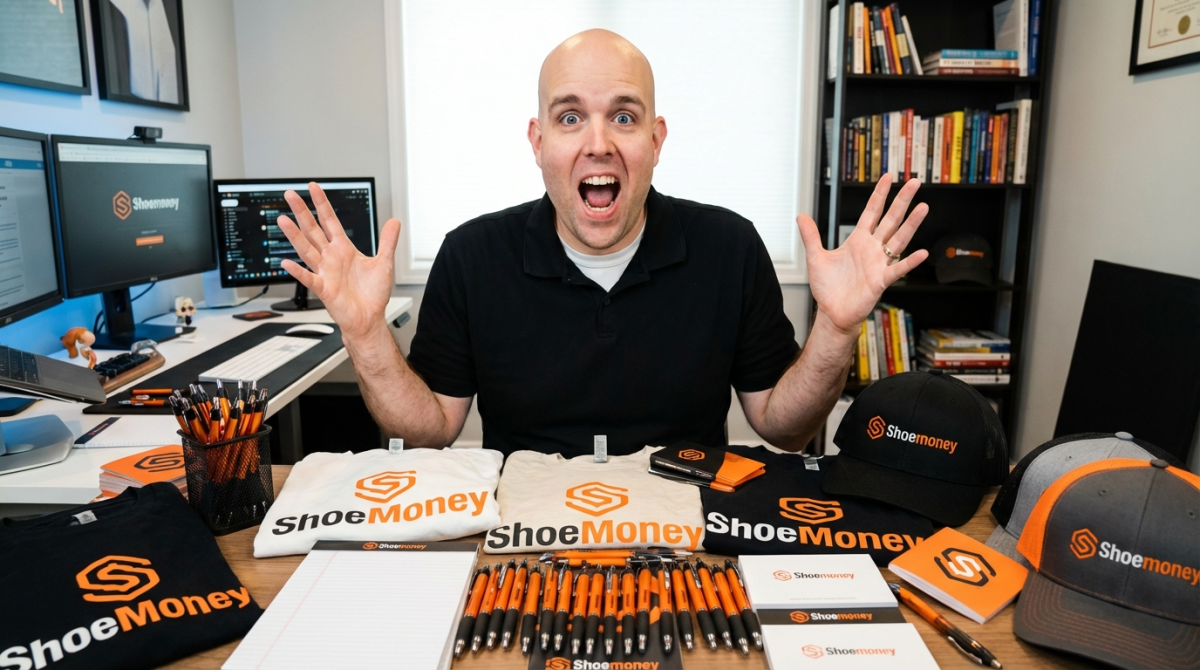 Schwag Addict Tamar Weinberg Gets a Fix of Shoemoney Gear