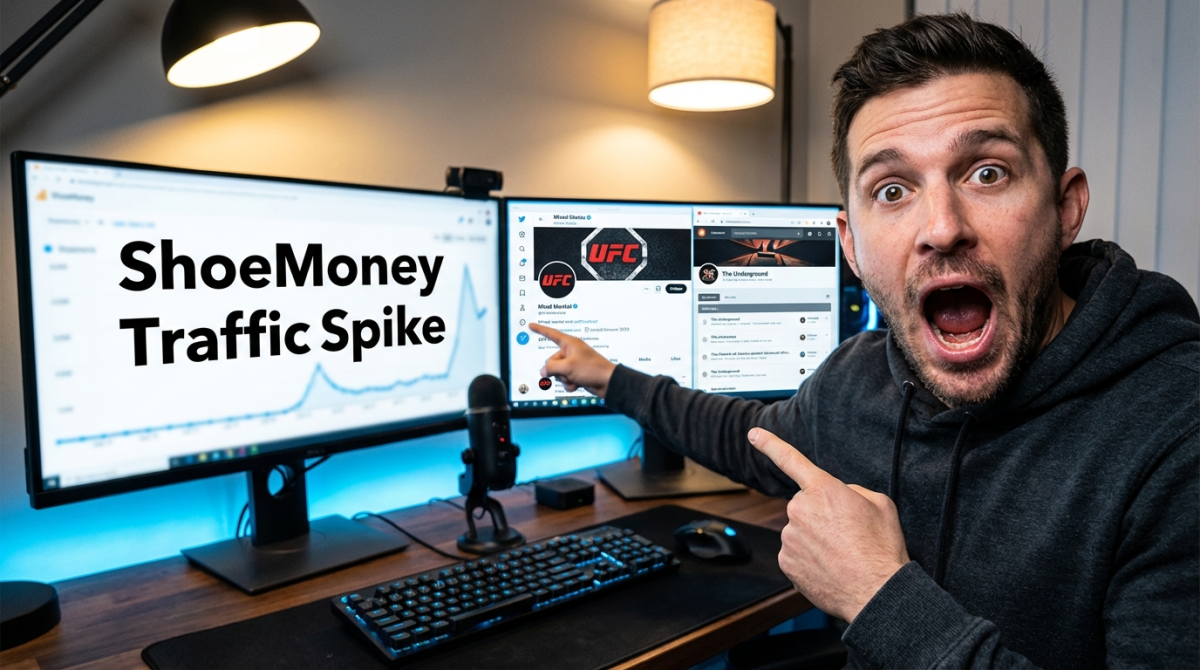 @shanknapp Invicta Fighting Championships boss's marketing indirectly lead to ShoeMoney traffic spike