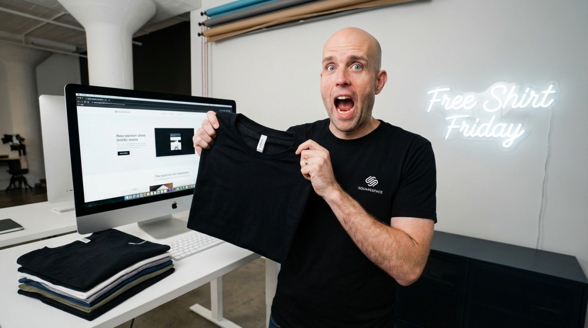 Squarespace - Free Shirt Friday