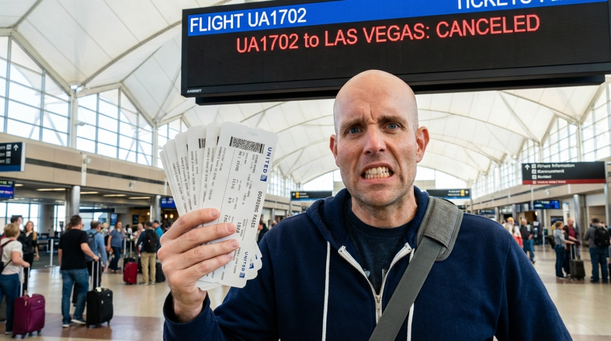 Stuck In The Denver Airport - United Airlines 4TW