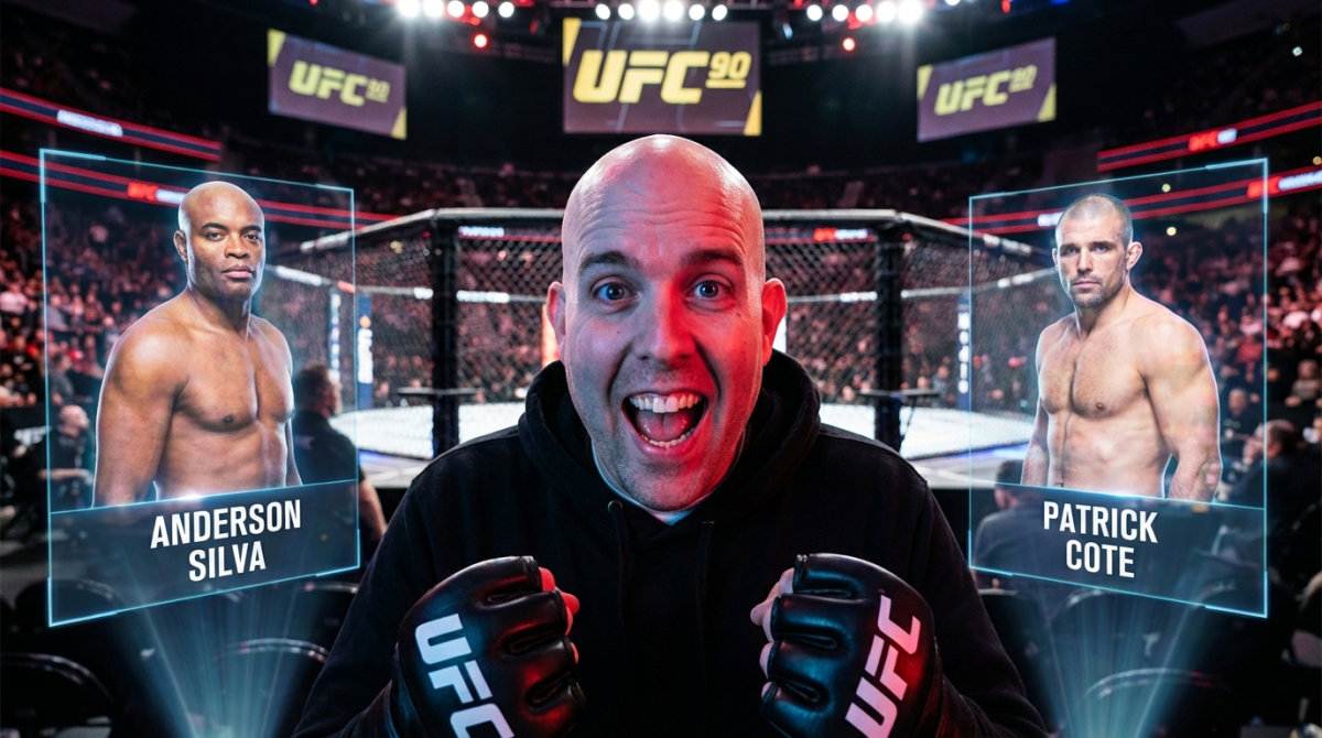 ufc90 Anderson Silva VS Patrick Cote