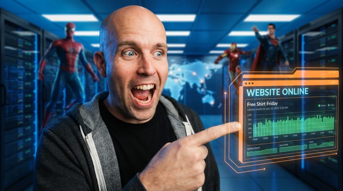 Website-Monitoring.com - Free Shirt Friday