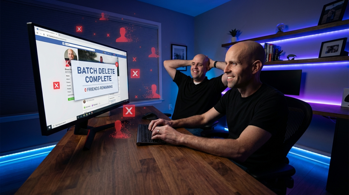 What happens when you delete 5,000+ Facebook friends