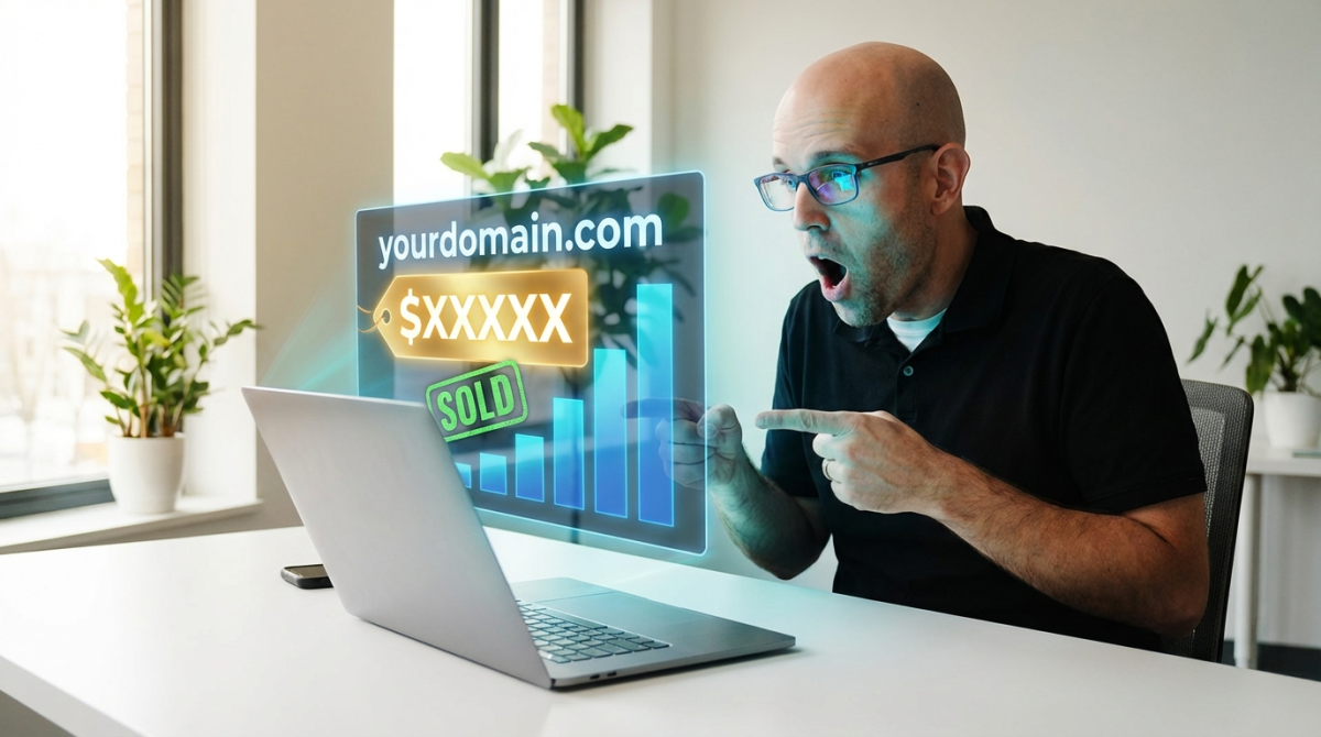 Whats my domain worth and how do I handle the sale?