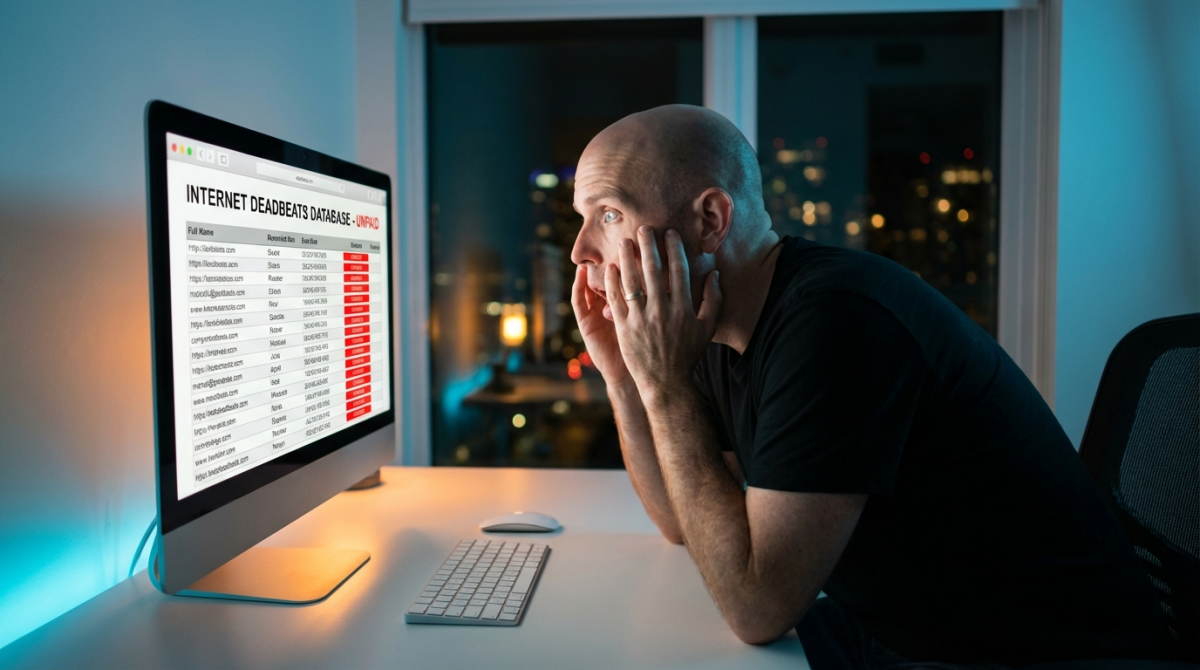 Where to file Internet deadbeat reports