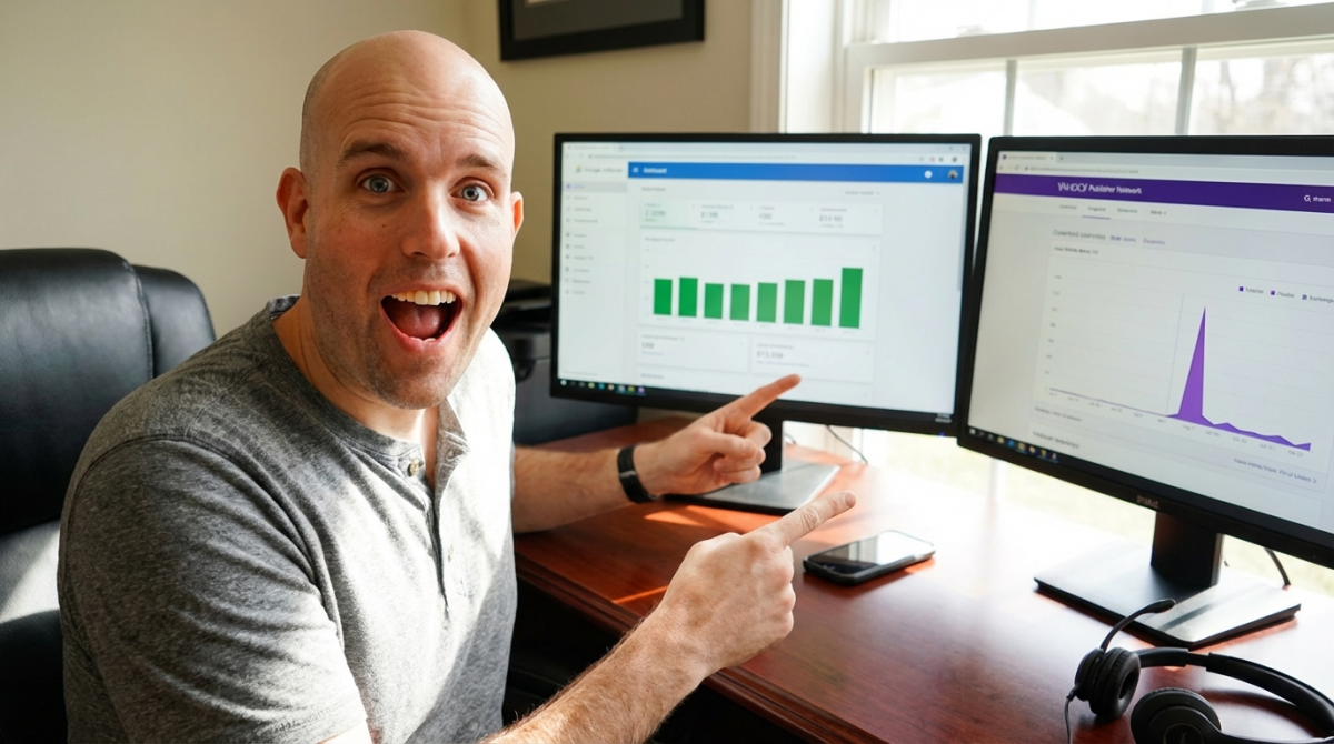 Yahoo Publisher Network First Month