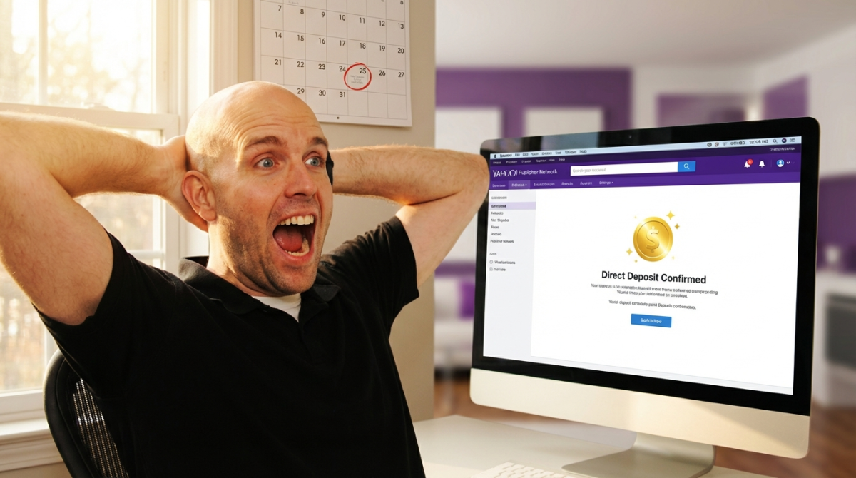 Yahoo Publisher Network NOW DOING DIRECT DEPOSIT