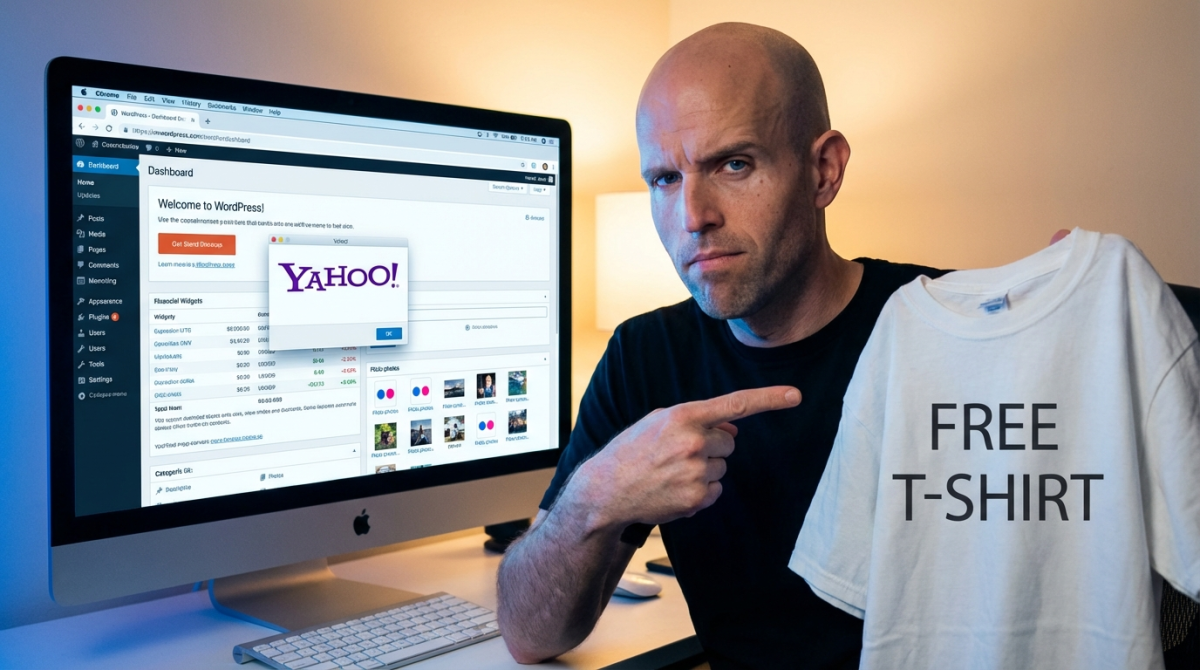 Yahoo Shortcuts & Wordpress