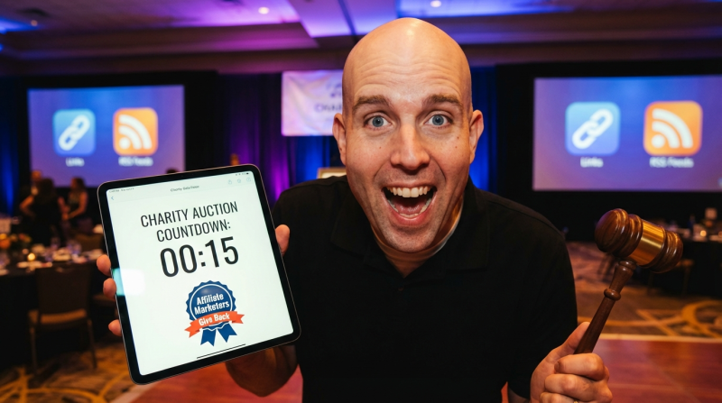 Affiliate Summit Charity Auction ends soon!  I am upping the stakes