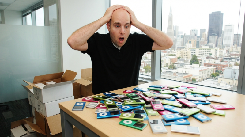 And then I had 60 iPod Nanos