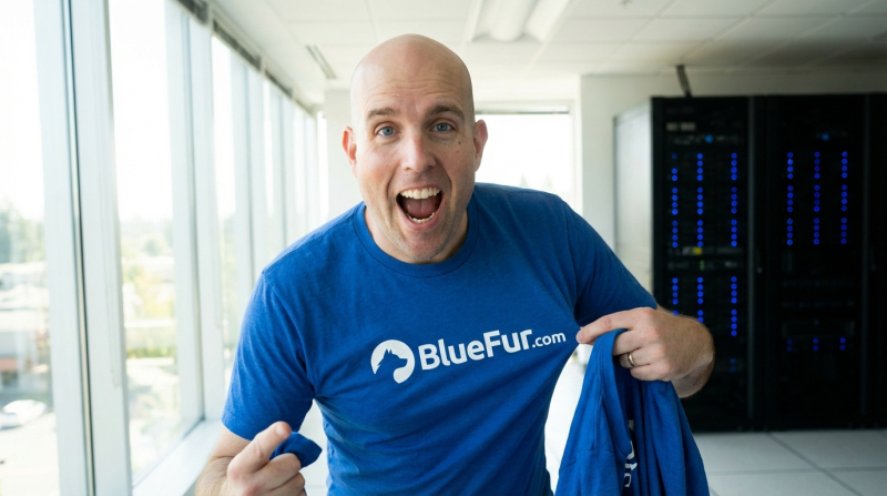 Blue Fur - Free Shirt Friday